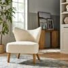 Sculpted Faux Shearling Accent Chair Cream - Threshold™ Designed With Studio McGee 9 Sculpted Faux Shearling Accent Chair Cream - Threshold™ Designed With Studio McGee -Threshold shop GUEST df4a2249 8466 4129 b681 598b7c861a38