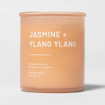 Glass Jar Jasmine and Ylang Candle Orange - Threshold™ Glass Jar Jasmine And Ylang Candle Orange - Threshold™ -Threshold shop GUEST e0062fa1 a715 4c57 8af9 3bb2b339e1cb