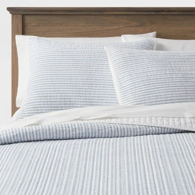 Reversible Cotton Stripe Quilt Sham - Threshold™ Reversible Cotton Stripe Quilt Sham - Threshold™ -Threshold shop GUEST e22aa266 20e7 4d07 b1ec 01525a076dac
