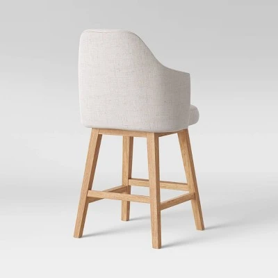 Kinston Swivel Curved Back Upholstered Counter Height Barstool - Threshold™ Kinston Swivel Curved Back Upholstered Counter Height Barstool - Threshold™ -Threshold shop GUEST e458c390 c57d 4901 aa15 95cc666cd880