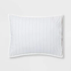 Reversible Cotton Stripe Quilt Sham - Threshold™ 2 Reversible Cotton Stripe Quilt Sham - Threshold™ -Threshold shop GUEST e4cf0cec a450 4cc1 91b4 45e3f6a809e4