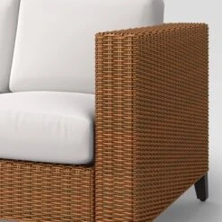 Brookfield Steel Wicker Patio Sofa - Light Brown - Threshold™ 3 Brookfield Steel Wicker Patio Sofa - Light Brown - Threshold™ -Threshold shop GUEST e5737ed2 cee9 4946 8c76 22948dda3acc