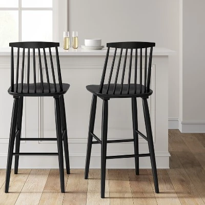 Harwich High Back Windsor Barstool Black - Threshold™ Harwich High Back Windsor Barstool Black - Threshold™ -Threshold shop GUEST e5bdfbba 1898 486e b816 002cfa39d694