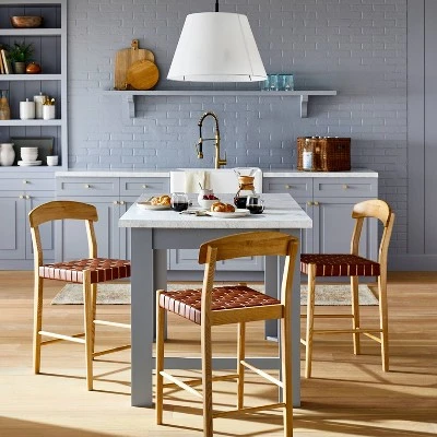 Cliff Haven Solid Wood with Woven Seat Counter Height Barstool - Threshold™ designed with Studio McGee Cliff Haven Solid Wood With Woven Seat Counter Height Barstool - Threshold™ Designed With Studio McGee -Threshold shop GUEST e7f0e7d0 01de 4c46 9def 71902dd4c736