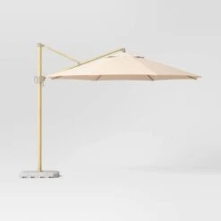 11'x11' Offset Patio Umbrella - Light Wood Pole - Threshold™ 7 11'x11' Offset Patio Umbrella - Light Wood Pole - Threshold™ -Threshold shop GUEST ea47e628 bcf7 4e12 96be fb89f6cc84f9