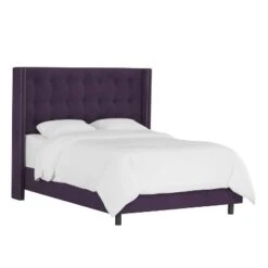 Nail Button Tufted Wingback Velvet Bed - Skyline Furniture 1 Nail Button Tufted Wingback Velvet Bed - Skyline Furniture -Threshold shop GUEST f1489d8f eb81 47c0 8442 7ab3bc0a3e69