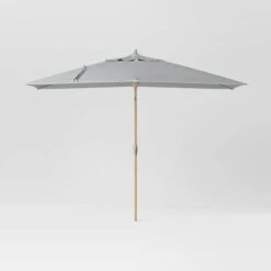 10'x6' Rectangular Market Patio Umbrella - Light Wood Pole - Threshold™ 15 10'x6' Rectangular Market Patio Umbrella - Light Wood Pole - Threshold™ -Threshold shop GUEST f5207d19 b112 42c3 9b2a 2cb4b691976e