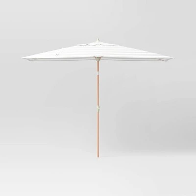 10'x6' Rectangular Market Patio Umbrella - Light Wood Pole - Threshold™ 10'x6' Rectangular Market Patio Umbrella - Light Wood Pole - Threshold™ -Threshold shop GUEST f54a3077 f1a5 43a3 a82f 09bba8e9f5d4