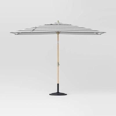 10'x6' Rectangular Market Patio Umbrella - Light Wood Pole - Threshold™ 10'x6' Rectangular Market Patio Umbrella - Light Wood Pole - Threshold™ -Threshold shop GUEST fc3a8c11 a12b 492e 9086 a37bf385b2dc