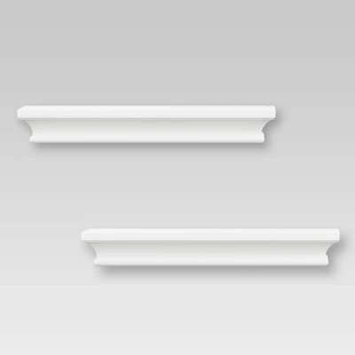 2pc Traditional Wall Shelf Set White - Threshold™ 2pc Traditional Wall Shelf Set White - Threshold™ -Threshold shop GUEST fc3e193a 7532 400f 8aa3 4ab6445c845e