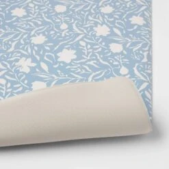30" X 18" Floral Comfort Mat Blue - Threshold™ 2 30" X 18" Floral Comfort Mat Blue - Threshold™ -Threshold shop GUEST ff17f1bd de29 42cd a7a2 387bf1ddee59